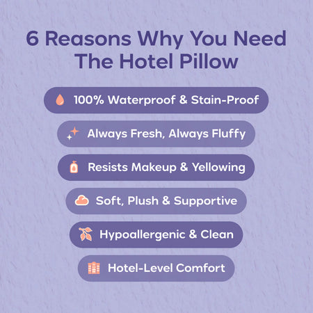 Mello Hotel Pillow Waterproof & Stain-Resistant